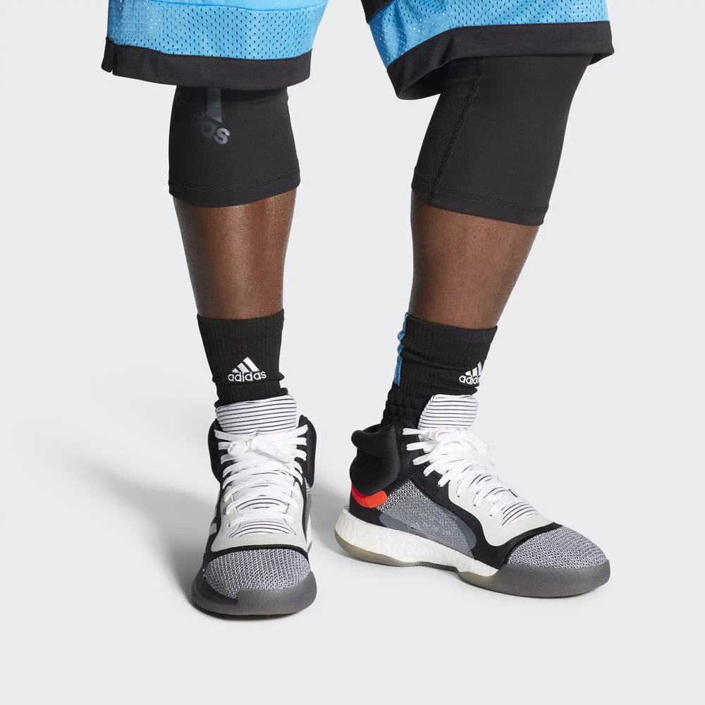 Adidas Marquee Boost Tenis De Basketball Blancos Para Mujer (MX-70218)